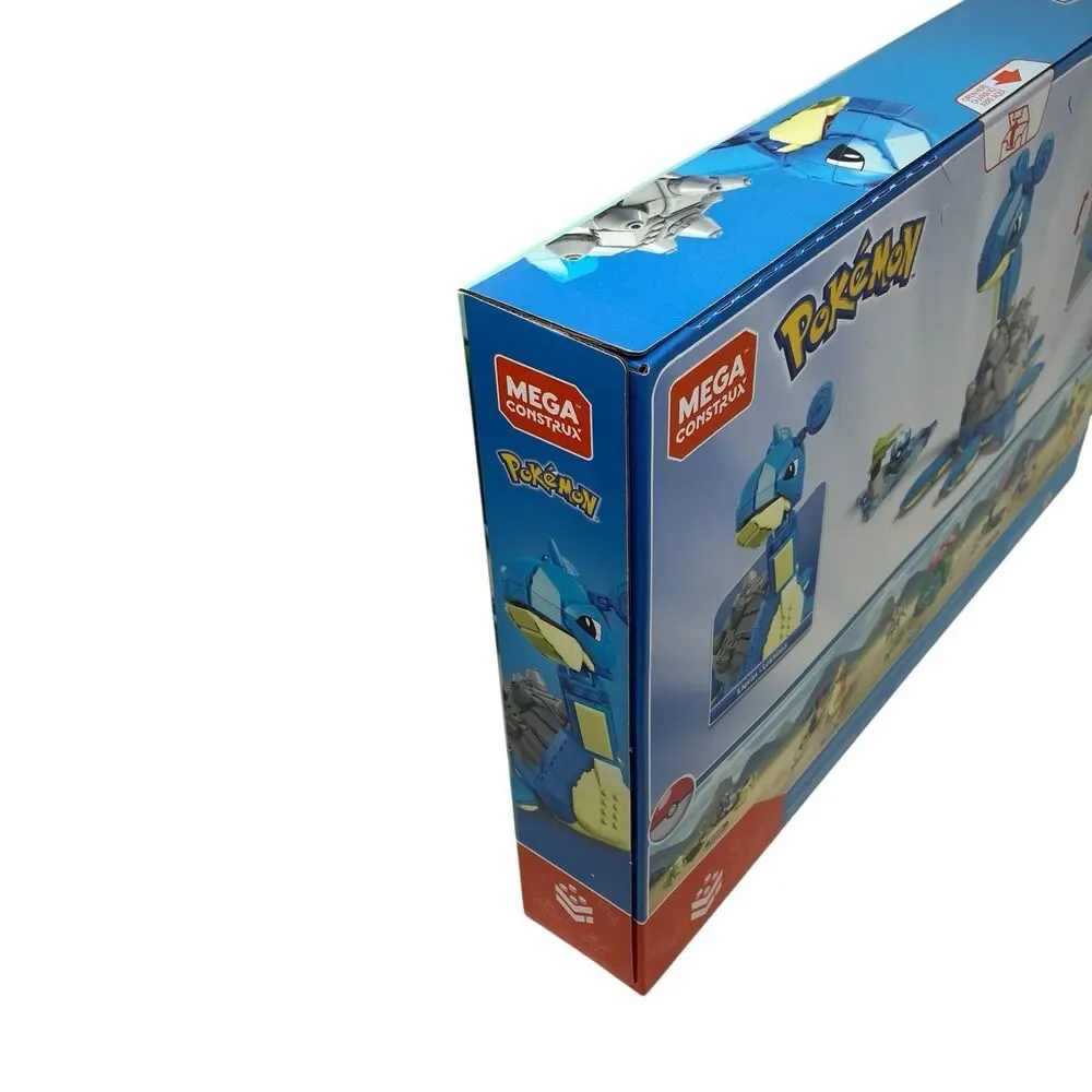 Mega Construx Pokemon Lapras 502pcs Retired Rare Build Set FWJ19‎ Gift Kids